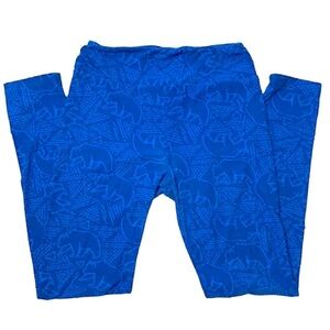 LuLaRoe Blue Bear Leggings